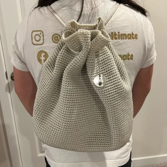 The Sak Cream Drawstring Bag - Picture 2 of 10